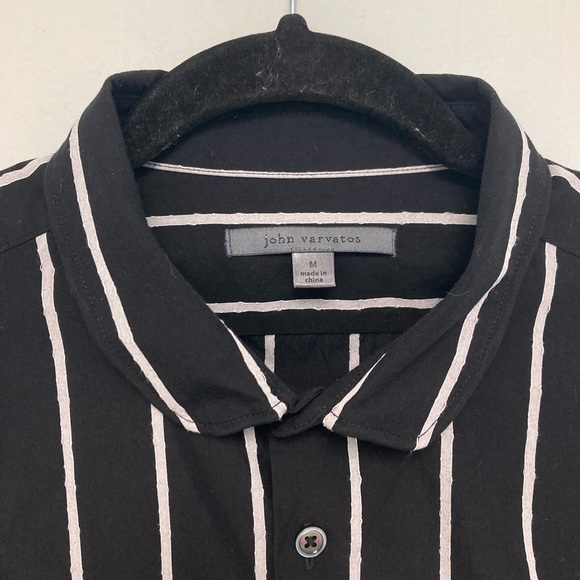 John Varvatos David Bowie pinstripe shirt. Size MEDIUM. - Picture 8 of 10